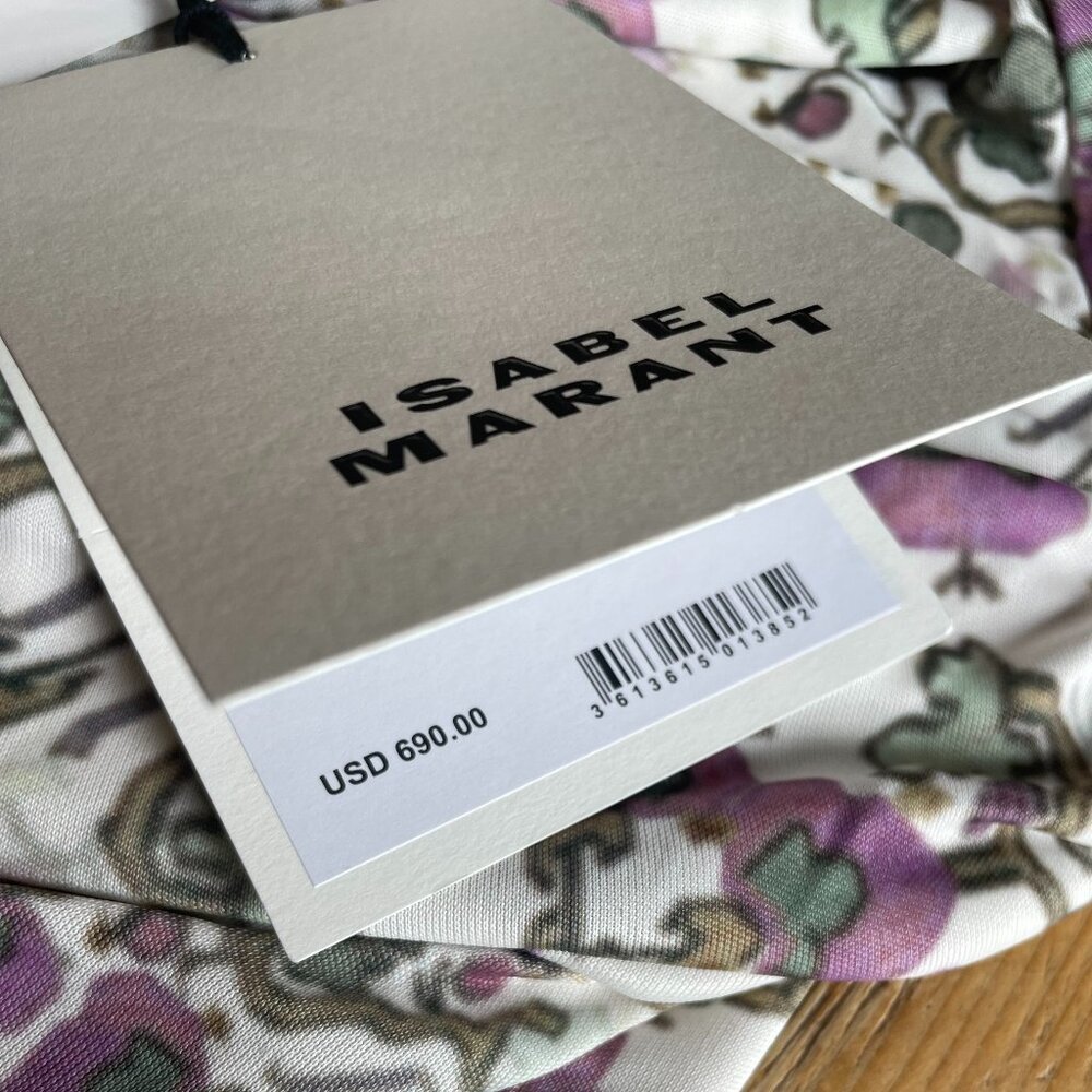BRAND NEW ISABEL MARANT FLORAL CROP TOP - Picture 4 of 4